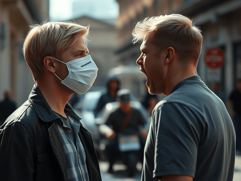 Aggressive Corona-Verdrängung und Maskenphobie: Ein&nbsp;Fallbeispiel