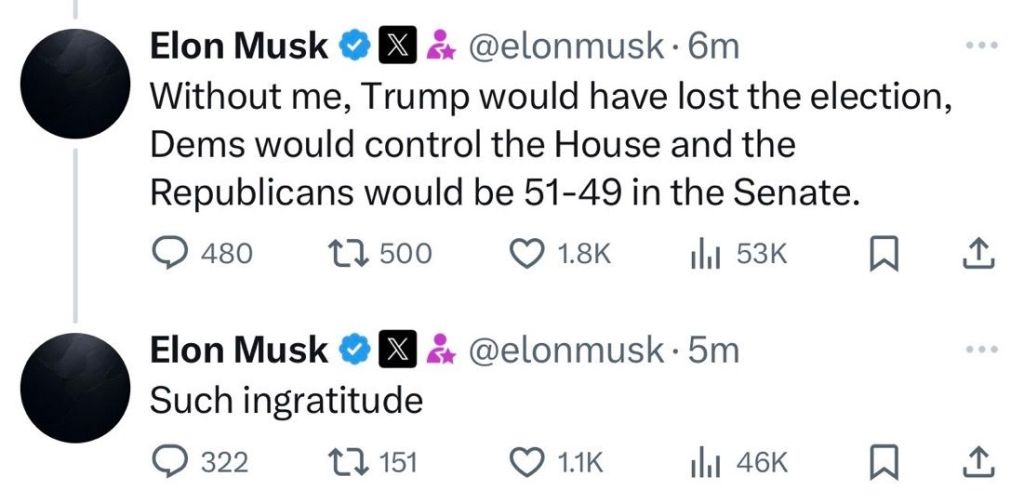trump musk